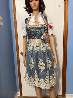 Bavaria Trachten Dirndl Dress Women’s German Dress, Size XS - NWT